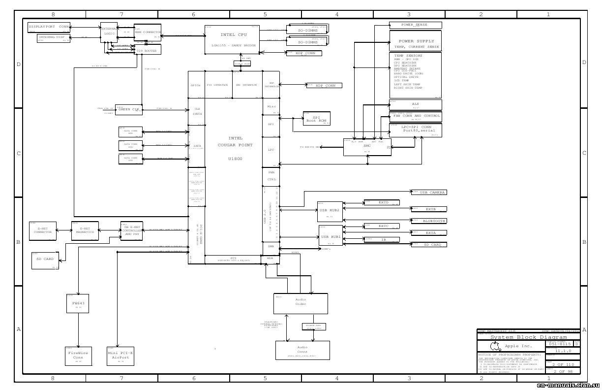 Schematics for Apple iMac 21.5" A1311 in the online store ...
